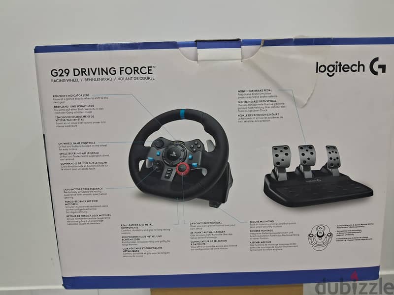 FOR SALE  G29  DRIVING FORCE RACING WHEELللبيع طقم  مقود سترنغ  مع 14