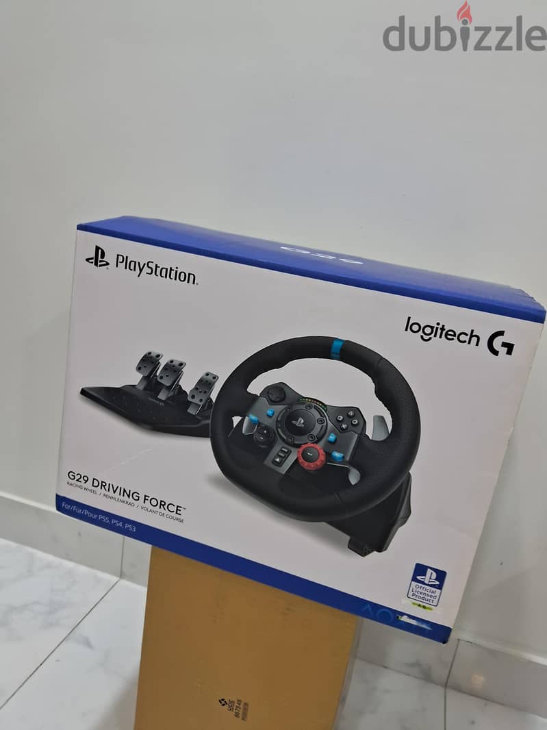 FOR SALE  G29  DRIVING FORCE RACING WHEELللبيع طقم  مقود سترنغ  مع 17