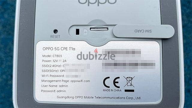 OPPO gaming Wi-Fi 6 router, all SIM-supported, open-line. 2