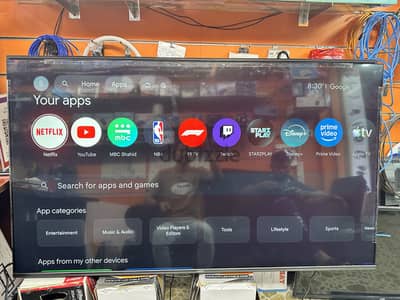 Like new smart tv 65 inch with rimot