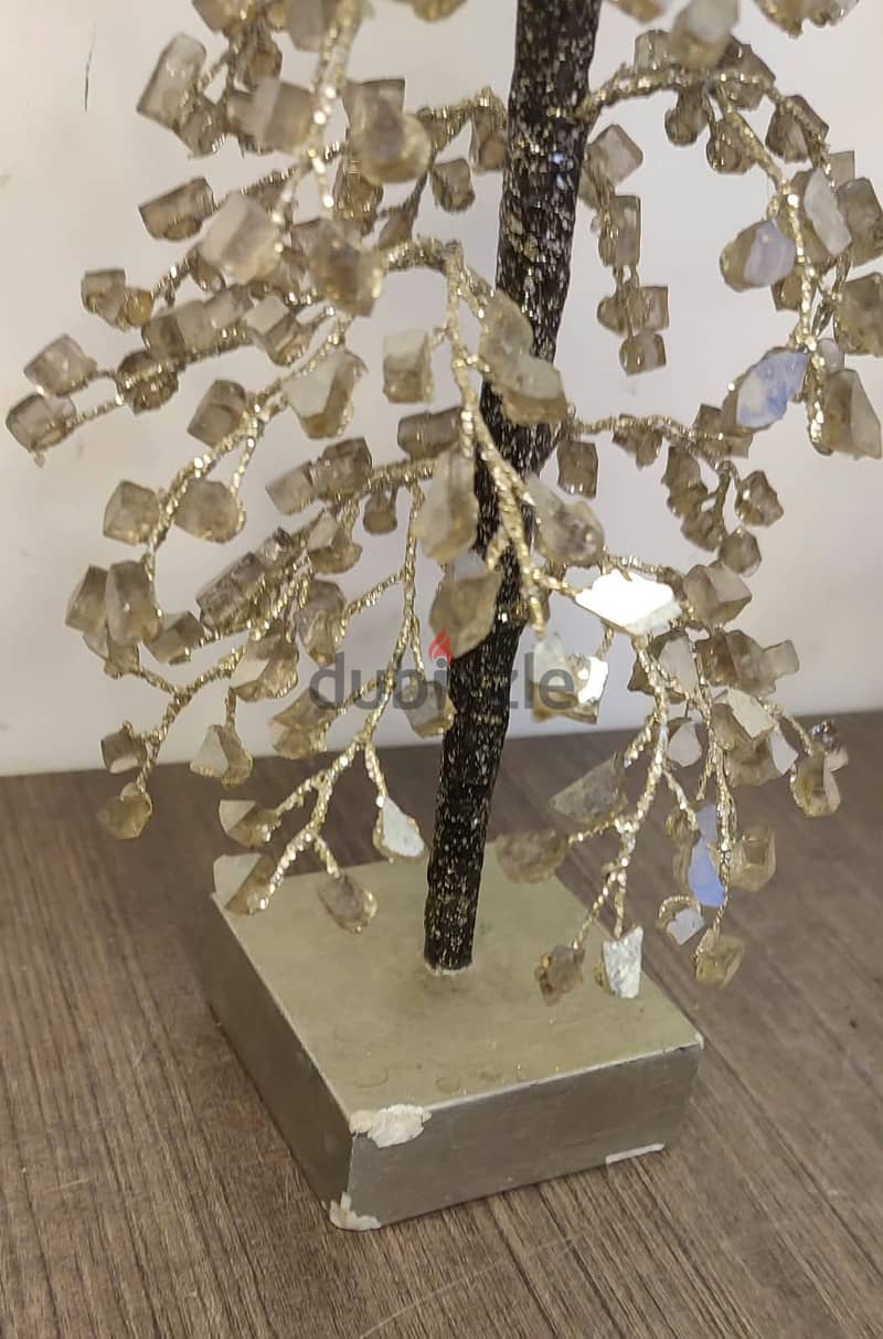 Decorative Mirrors/ Beaded Accent Trees Set 3