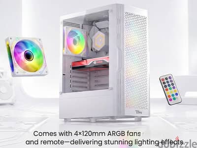 PC case - New - White - كيس بي سي جديد