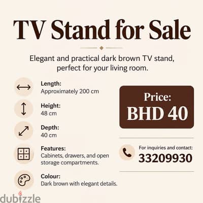  TV Stand for Sale