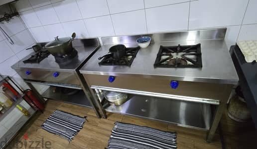 restaurant kitchen equipment set