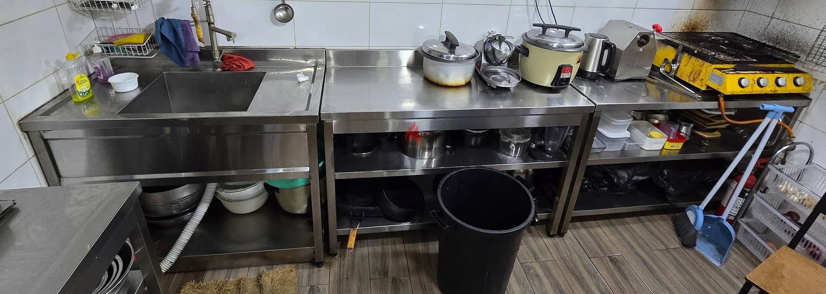 restaurant kitchen equipment set 6
