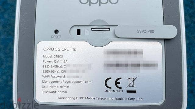 Open line all SIM-supported Oppo 5 G routers gaming 4