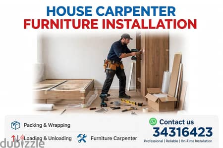 furniture installation and carpenter
