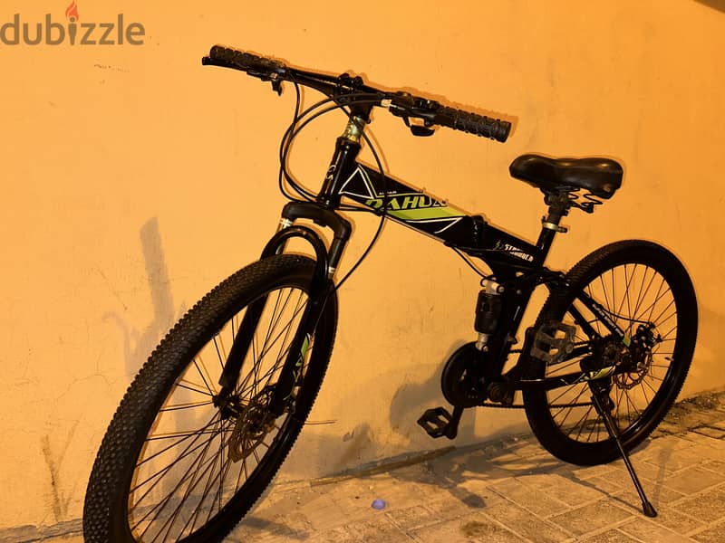 For sale foldable cycle 26 size everything is working full condition 2