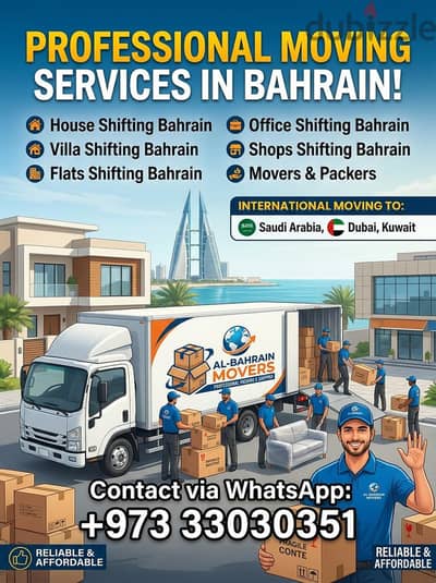 house shifting Bahrain movers and Packers