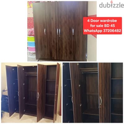 Wardrobe and other items for sale with Delivery fixing