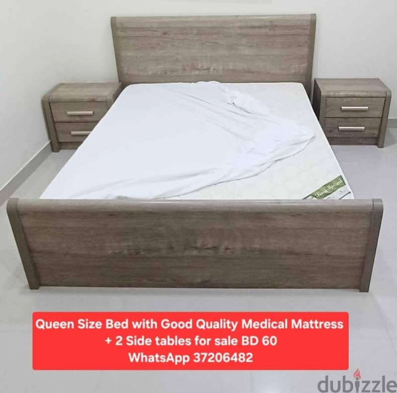 King size bed dressing & side table & other items for sale 11