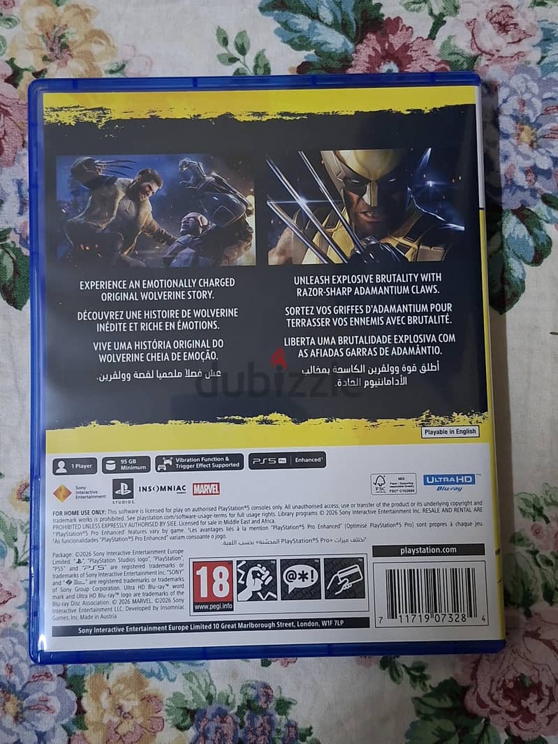 PS5 Game For Sale Marvels Wolverine 1