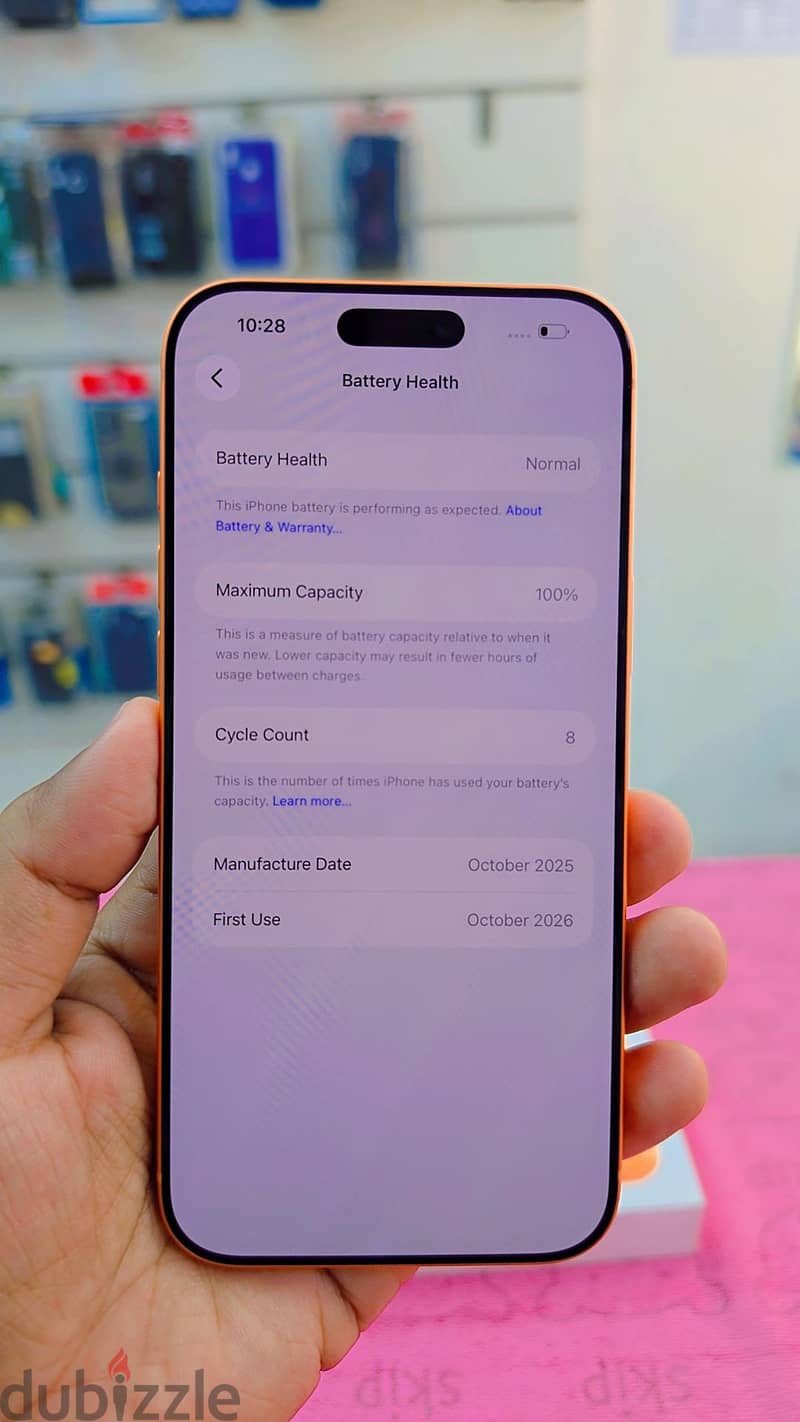 iPhone 17 Pro Max 256GB Battery health 100% 1
