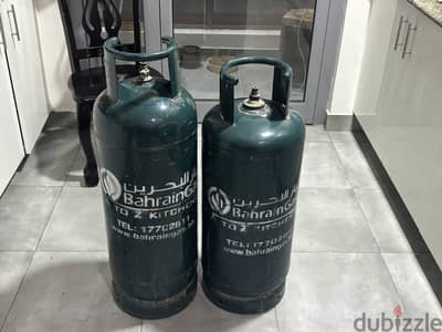 Used 20KG Bahrain Gas cylinders for sale (25BD each)