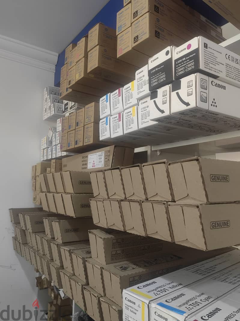 All major brand toner & ink Available - Canon,Konica,Ricoh, Epson, etc 1