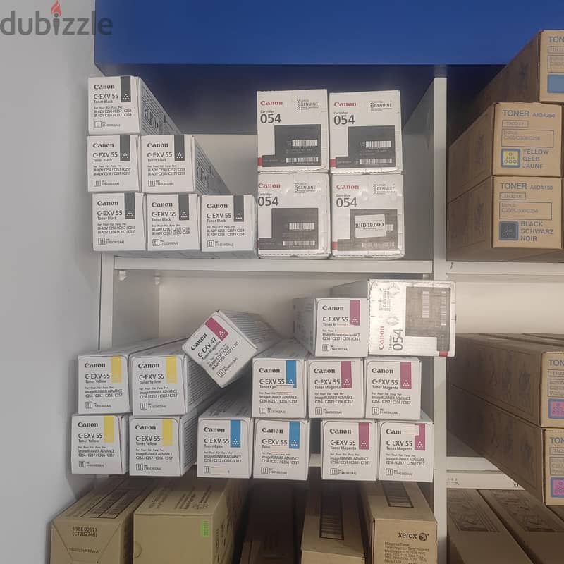 All major brand toner & ink Available - Canon,Konica,Ricoh, Epson, etc 3