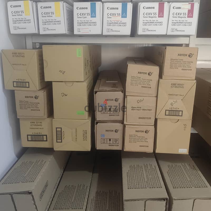 All major brand toner & ink Available - Canon,Konica,Ricoh, Epson, etc 4