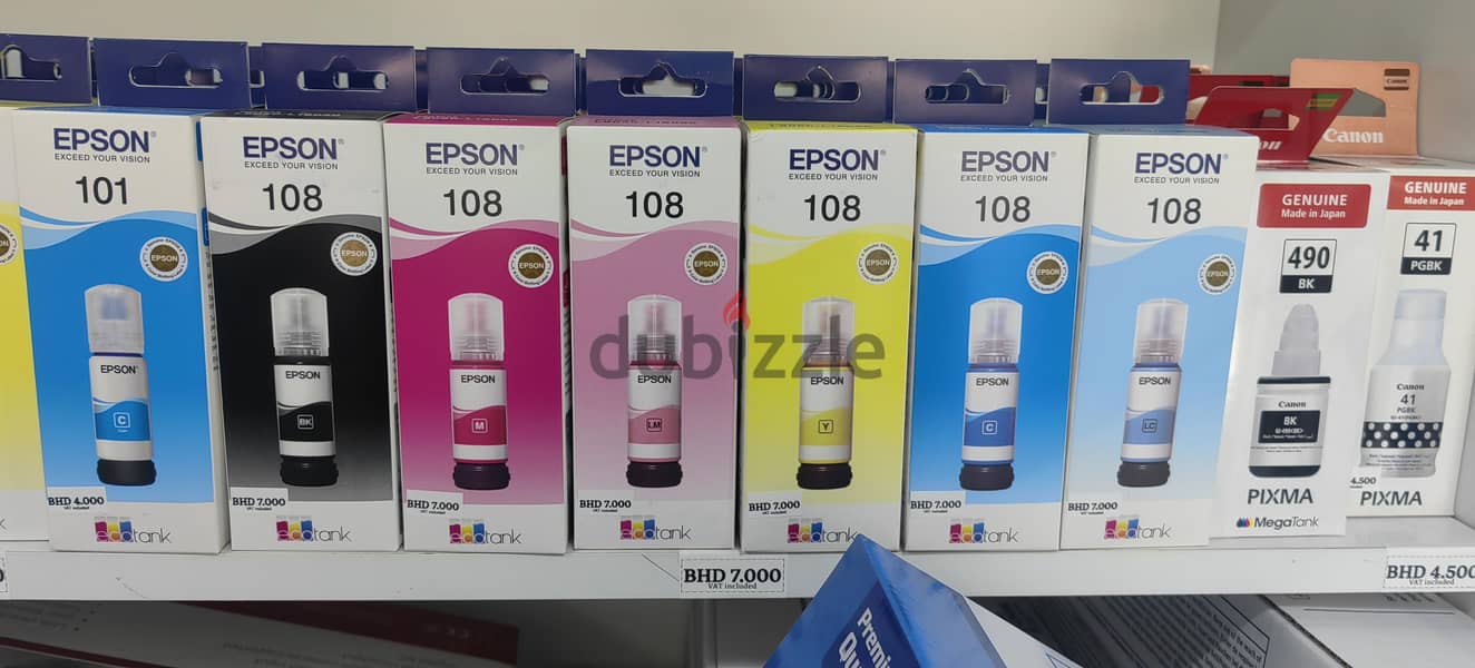 All major brand toner & ink Available - Canon,Konica,Ricoh, Epson, etc 7