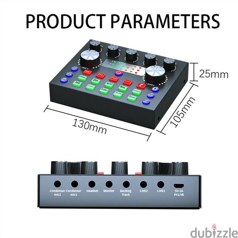 V8 Plus Sound Card for Live Stream and Singing 2