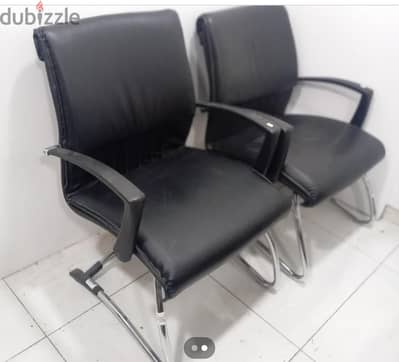 two comfortable guest chair for sale.