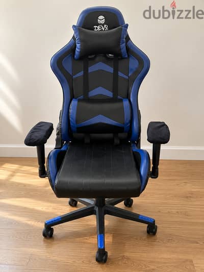 DEVO Gaming Chair – Blue & Black