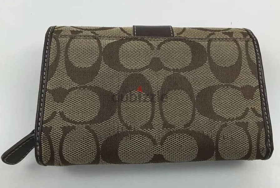 Coach Hampton Signature Flap Wallet 1
