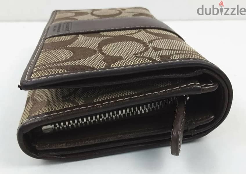 Coach Hampton Signature Flap Wallet 2