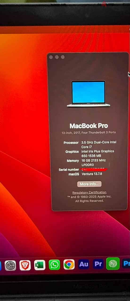For Sale: Apple MacBook Pro 13" (Touch Bar) 5