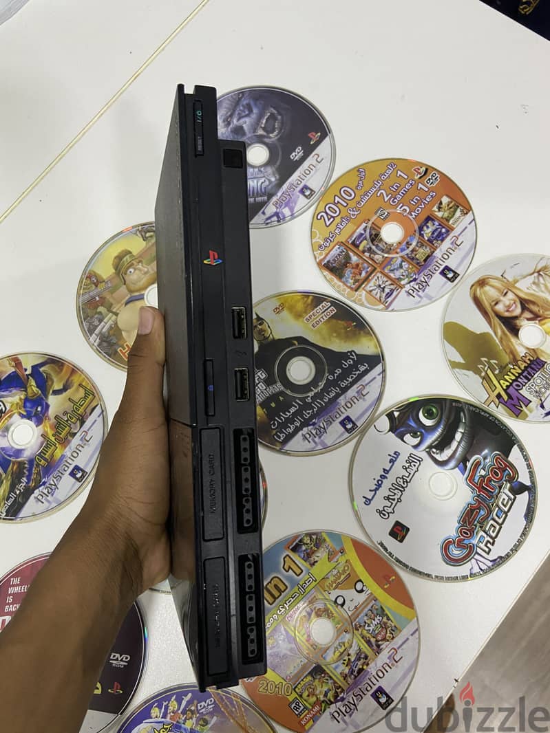 Sony PlayStation 2 Slim Console (SCPH-90004) with Games 3
