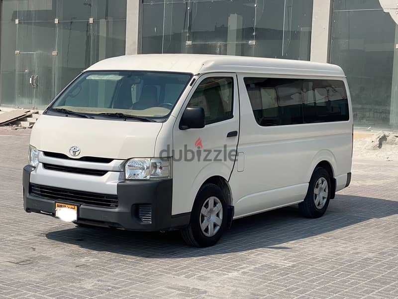 Toyota Hiace 2016 white 1