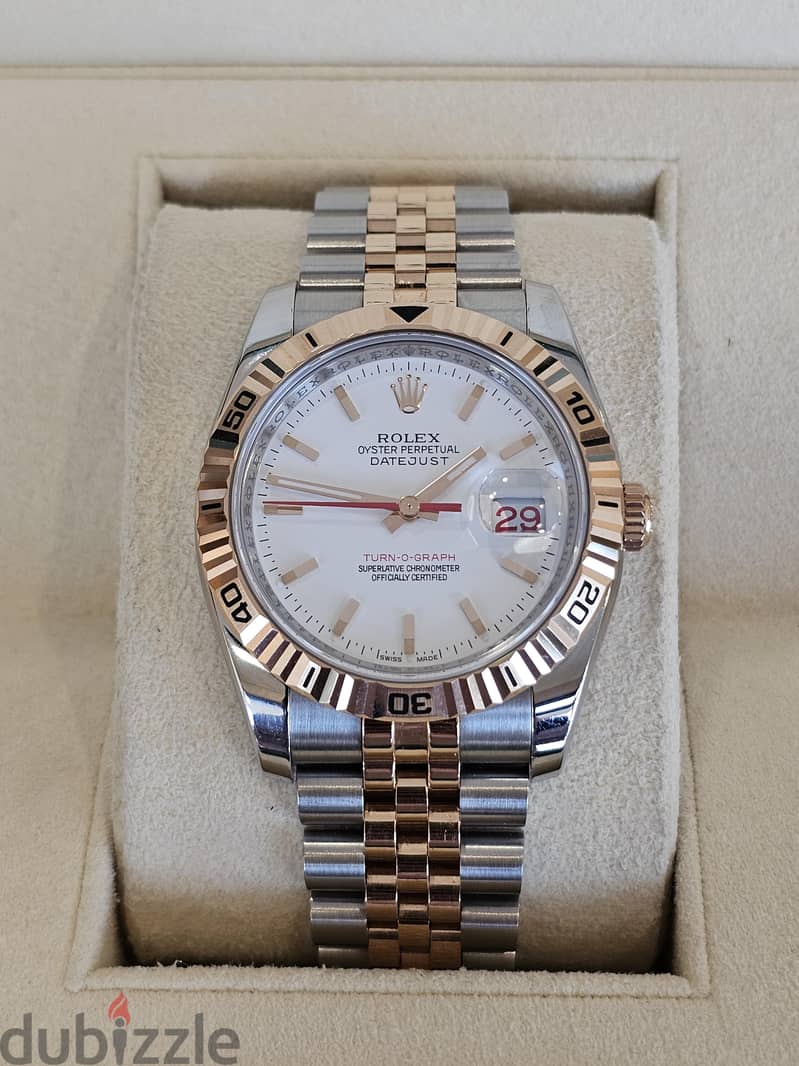 Rolex Datejust Turn-O-Graph 36mm Full Set Like New 3