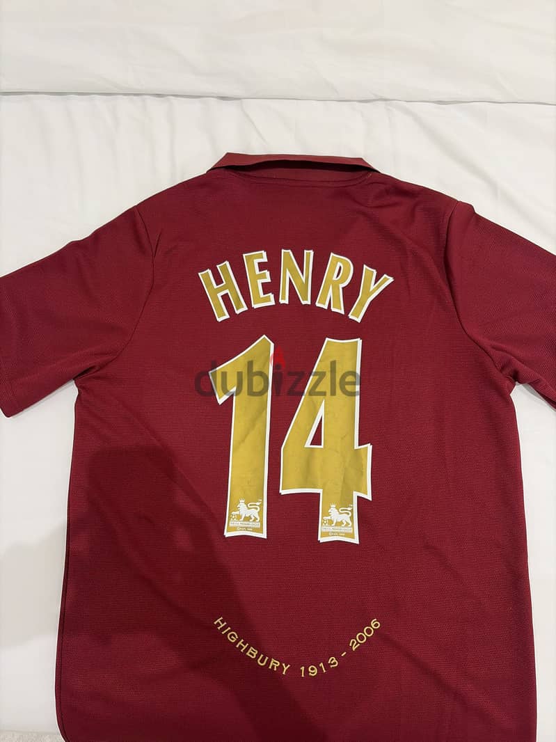 Arsenal Henry 14 XL Classic Football Jersey 1