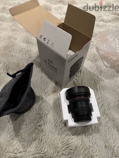 Canon EF 8–15mm f/4L Fisheye USM Lens – For Sale
