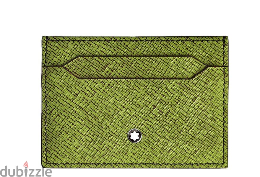 Montblanc Sartorial Card Holder 5cc (Green / Multilime) (unused) 1