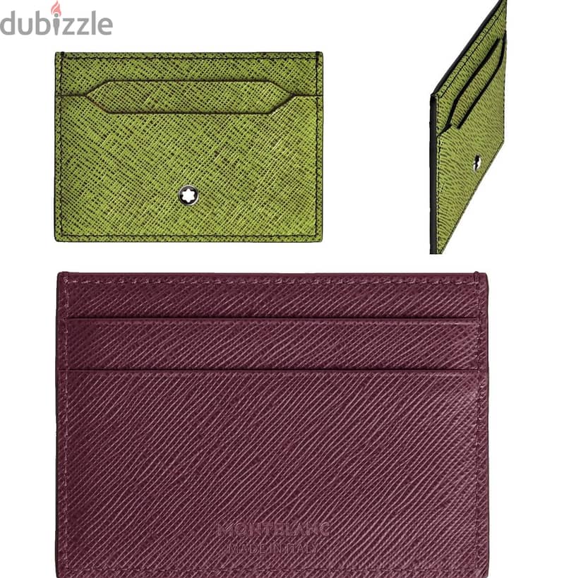 Montblanc Sartorial Card Holder 5cc (Green / Multilime) (unused) 3