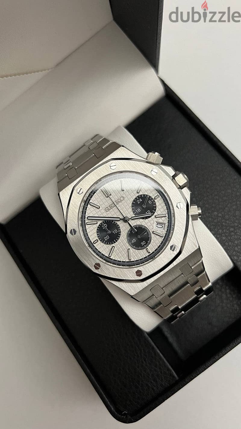 Royal Oak Chrono (Panda) | VK63 Custom Chrono Mod Watch 2