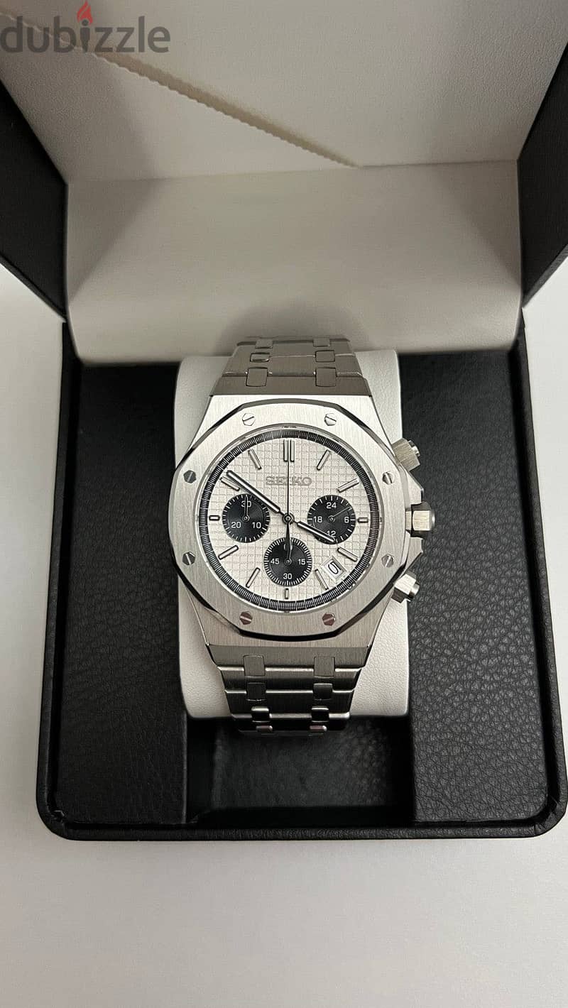 Royal Oak Chrono (Panda) | VK63 Custom Chrono Mod Watch 3