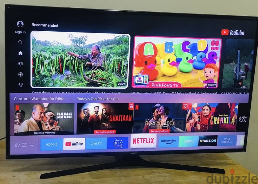 50" inch Samsung smart tv 4k UHD 2