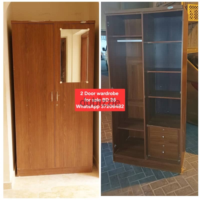 King size Bed with Mattress + side table and other items for sale 19