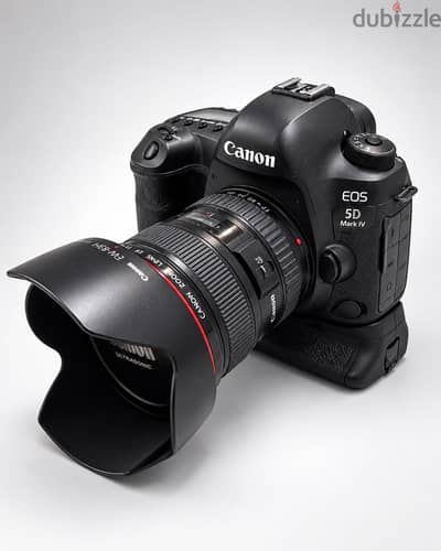 Canon EOS 5D Mark IV + 24–105mm L-Series Lens + Battery Grip