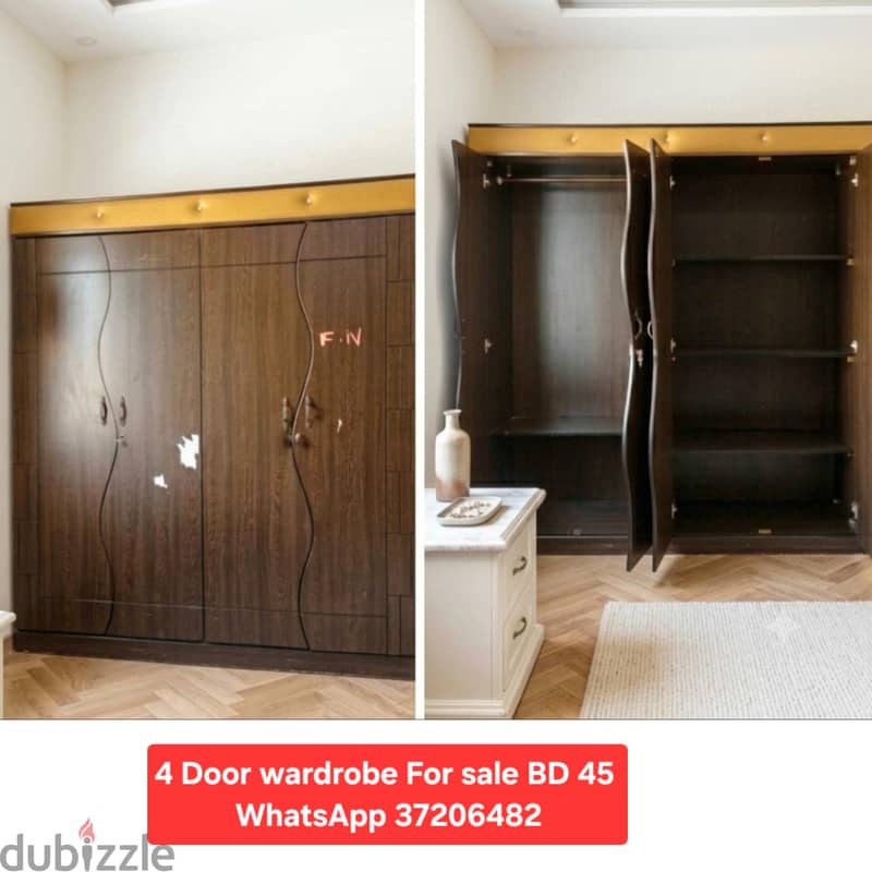 Queen size bed and mattress & other items for sale with Delivery 18