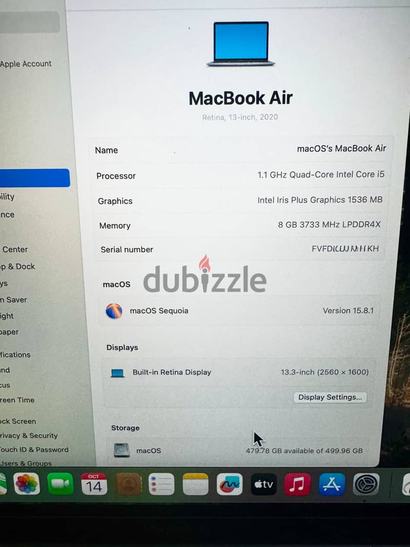 MacBook Air 2020 Excellent 1
