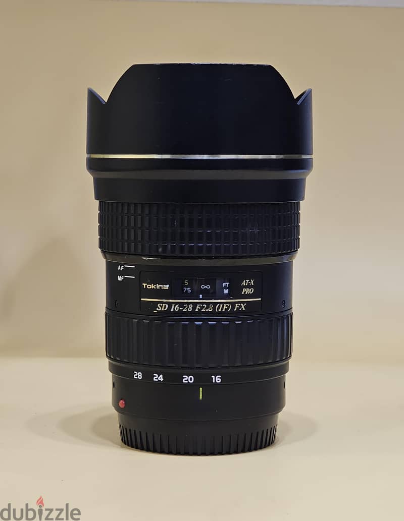 Tokina AT-X PRO SD 16-28mm f/2.8 FX للبيع For Sale 1