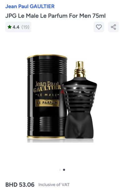 Jean Paul Gaultier le male le parfum