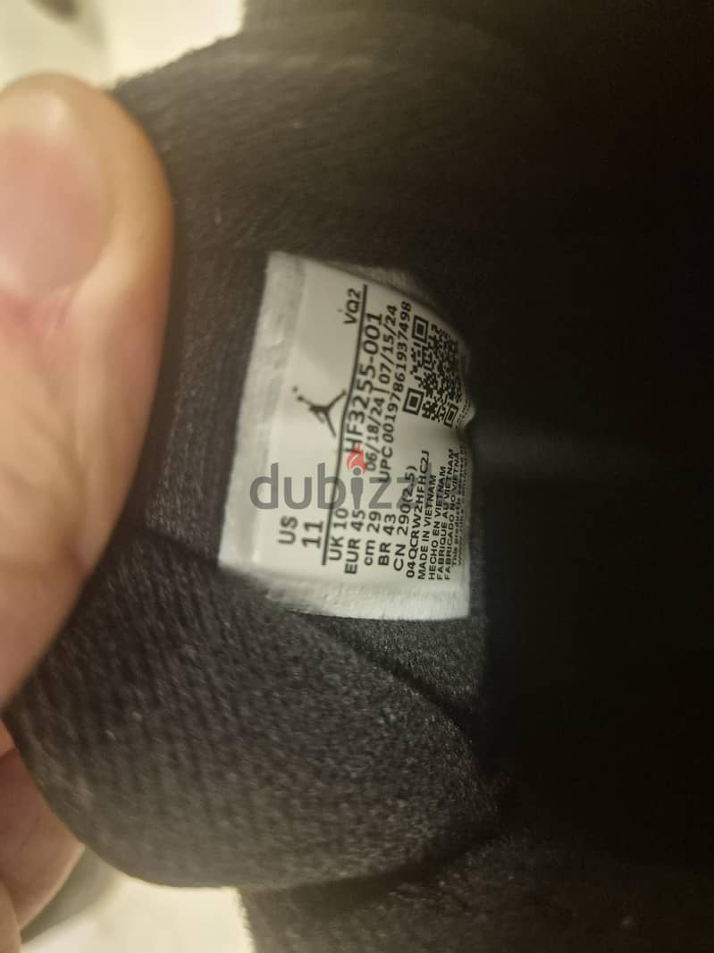 Jordan Flight Court Black Red Gum and Nike Vertebraes - US11 6