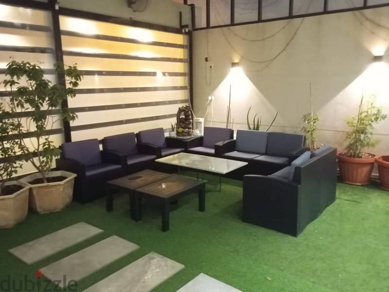 6 chairs & 2 center coffee table 1