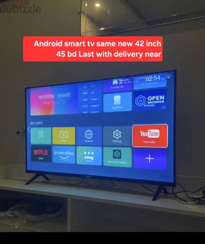 same. new android smart 42 inch 45 bd last msg 3670 8372 wts ap  no ca