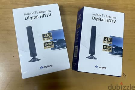 For Sale Wave Indoor TV Antenna Digital HDTV 2pcs New