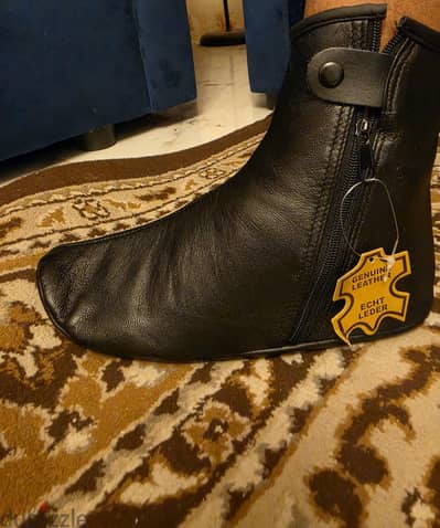 leather socks
