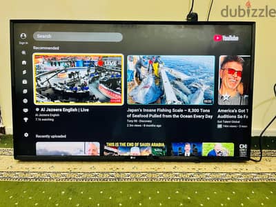 LG Smart WebOS LED TV 43 inch built in Receiver